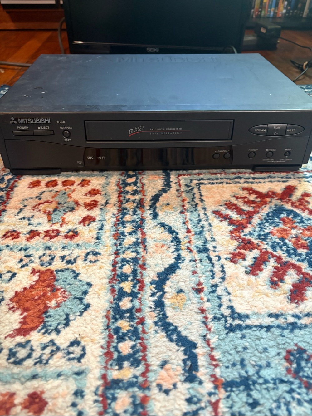 Mitsubishi black VCR Unit
